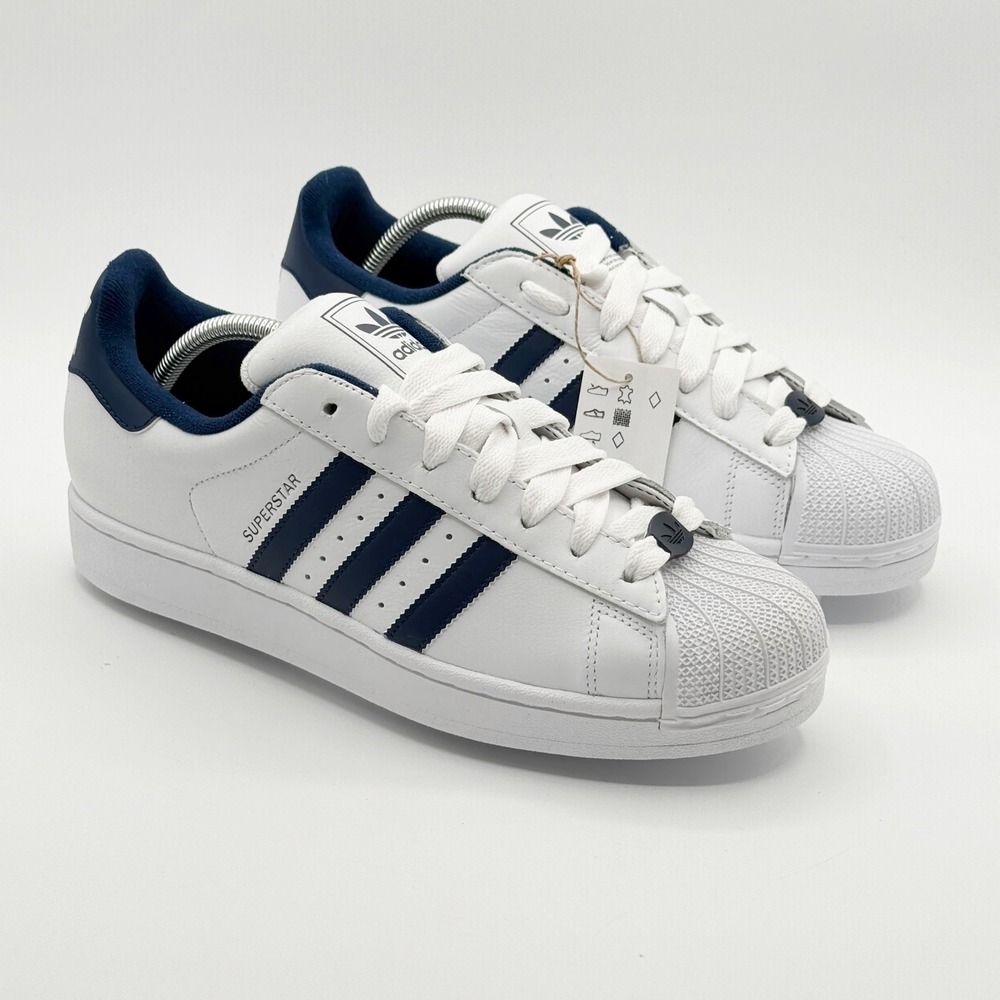 Adidas Superstar II Size 10 Mens White Indigo White JQ3199 - New